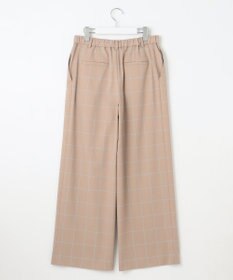 自由区 【洗える】ウィンドウペーンチェックワイド パンツ