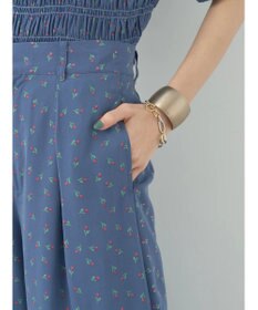 earth music&ecology 花柄ワイドパンツ