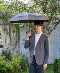 MOONBAT 【遮光100％/３秒で折りたためる日傘】晴雨兼用 折りたたみ傘 ウラワザ