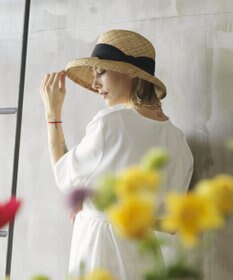 石田製帽 ローガ草　カサブランカ