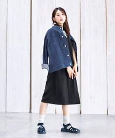 Tiaclasse L 【洗える】ジレワンピース