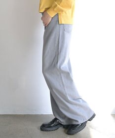 caqu スッキリ足長効果 ハイライズバギーシルエットデニム