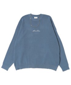 WEGO 【2点SET】アクセ付きワンポイントニットプルオーバー