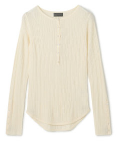 uncrave ハイゲージニット ヘンリーネックトップス