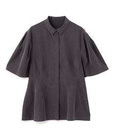 UNFILO L フィブリル ペプラムブラウス