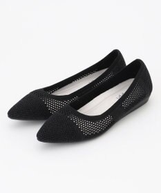 steppi 【洗える/撥水】パターンメッシュ パンプス ブラック ラメ