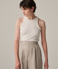 uncrave コットンミラノ アメスリ トップス（uncrave WHITE）