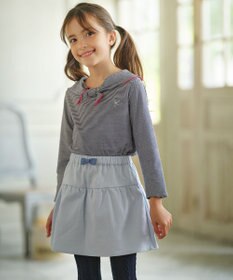 組曲 KIDS 【110-140cm】セーラーリボン Tシャツ