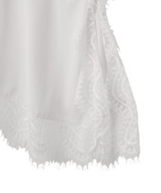 YECCA VECCA 2wayアシメデザインノースリーブブラウス