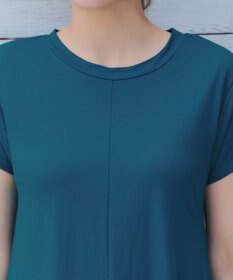 Tiaclasse 【接触冷感・洗える】イージーカットソーロングワンピース