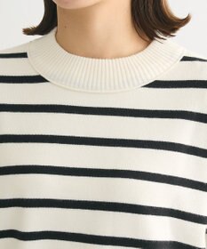 Green Parks もちやわモックネックニットプルオーバー