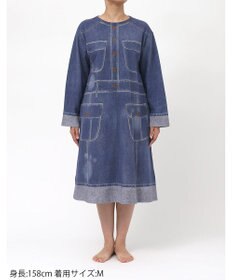 tsumori chisato SLEEP ツモリチサト ルームウエア ワンピース 長袖 綿100%(本体) ロング丈(ふくらはぎ付近) UNX557 /ワコール