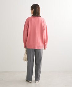 Green Parks もちやわモックネックニットプルオーバー