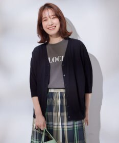 ANY 【UVケア/接触冷感/アンチピリング】多機能ハーフスリーブカーディガン