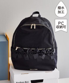 Maison de FLEUR 撥水加工フロントリボンリュック