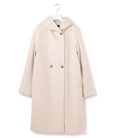 23区 ウールカシミヤビーバー フーデット コート