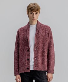 JOSEPH HOMME 【WEB・一部店舗限定】ライトヴィスコース　ショールカーディガン