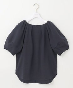ANY SIS L 【洗える】ランタンスリーブサッカー ブラウス