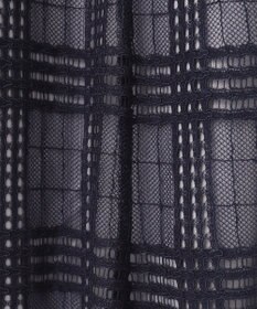 ANY SIS L レーシーチェック スカート