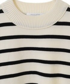 Green Parks もちやわモックネックニットプルオーバー