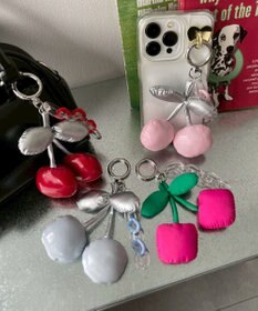 WEGO BIGチェリーチェーンキーホルダー