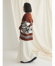 CRAFT STANDARD BOUTIQUE オルテガ柄ニットＺＩＰブルゾン