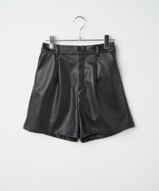 WEGO Fレザータックショートパンツ