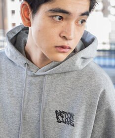 WEGO 【裏起毛/ユニセックス着用ITEM】リラックスフィットグラフィックパーカー