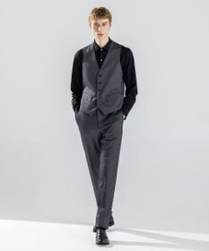 JOSEPH HOMME 新素材【ストレッチ/セットアップ対応】シルキーウールジャージー ジレ