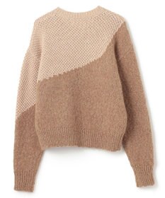 BEIGE， GLAIEULS / アルパカ混インターシャニット