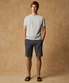 JOSEPH ABBOUD 【オーガニックコットン使用・日本製】JOEコットンサッカークルーネック Tシャツ