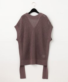 GRACE CONTINENTAL メッシュ2wayニットトップ