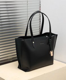 style code 【MERCURYDUO/マーキュリーデュオ】両アオリポケット サイド配色A4トートバッグ　 キーチャーム付