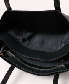 style code 【MERCURYDUO/マーキュリーデュオ】両アオリポケット サイド配色A4トートバッグ　 キーチャーム付