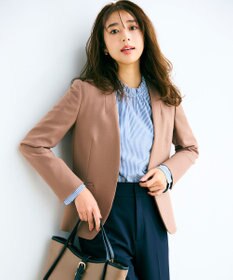 ANY SIS 【保温効果/ストレッチ】シリーズ累計13万枚突破！ビューティサーモ ノーカラージャケット