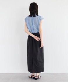 YECCA VECCA シアーボウタイブラウス