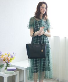 style code 【MERCURYDUO/マーキュリーデュオ】両アオリポケット サイド配色A4トートバッグ　 キーチャーム付