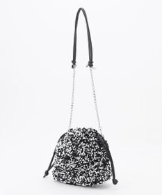 LA BAGAGERIE 【MONICA】スパンコール巾着ショルダー