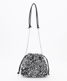 LA BAGAGERIE 【MONICA】スパンコール巾着ショルダー