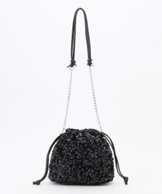 LA BAGAGERIE 【MONICA】スパンコール巾着ショルダー