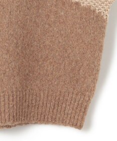 BEIGE， GLAIEULS / アルパカ混インターシャニット