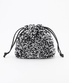 LA BAGAGERIE 【MONICA】スパンコール巾着ショルダー