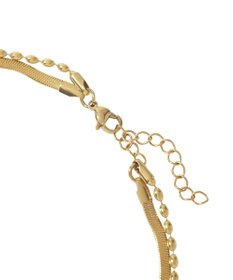 AMERICAN HOLIC 【ステンレス】スネーク2連ネックレス