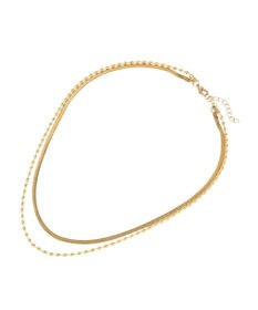 AMERICAN HOLIC 【ステンレス】スネーク2連ネックレス