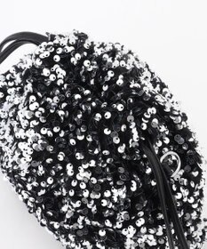 LA BAGAGERIE 【MONICA】スパンコール巾着ショルダー