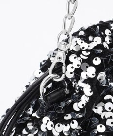 LA BAGAGERIE 【MONICA】スパンコール巾着ショルダー