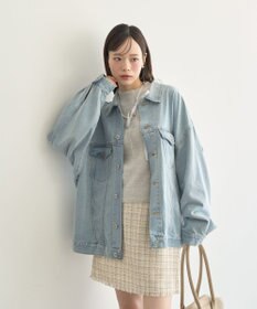 earth music&ecology ビッグデニムジャケット