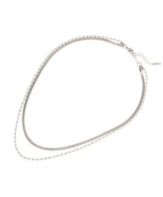 AMERICAN HOLIC 【ステンレス】スネーク2連ネックレス