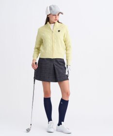 23区GOLF 【WOMEN】裏起毛ジャージースカート ストレッチ モノグラム 上品スタイル
