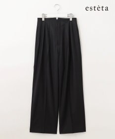 23区 【エステータ】ウールトロストレッチ パンツ